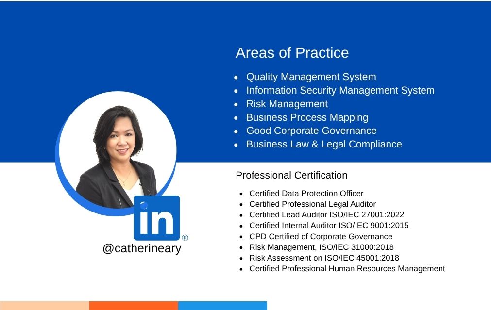 Catherine L Ary Konsultan ISO 27001